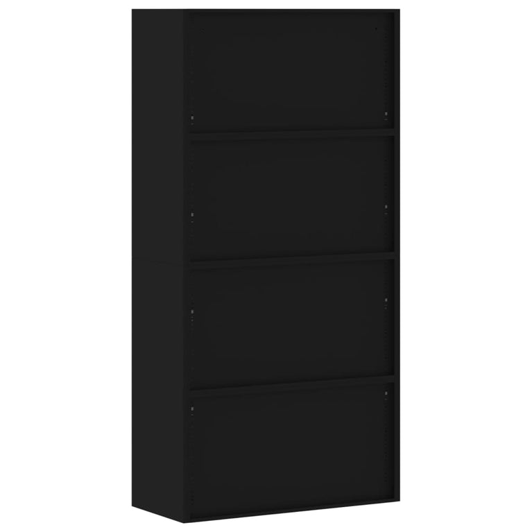 Archiefkast 90x40x180 cm staal zwart MeubelReus