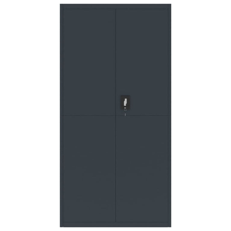 Archiefkast 90x40x180 cm staal antracietkleurig MeubelReus