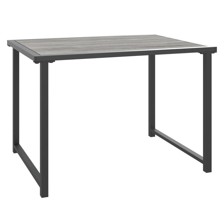 Tuintafel 55x40x37 cm staal antracietkleurig MeubelReus