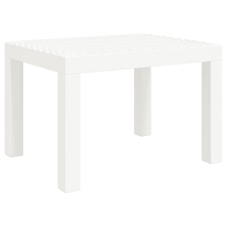 Tuintafel 59x47x40 cm PP wit MeubelReus