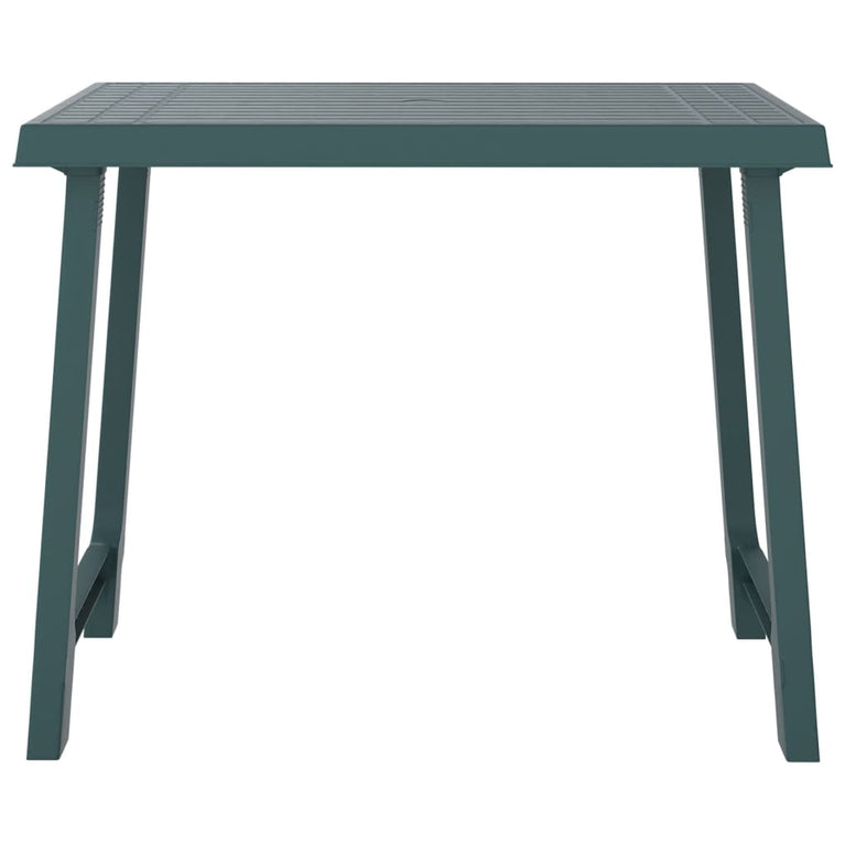 Campingtafel hout-look 79x56x64 cm PP groen MeubelReus