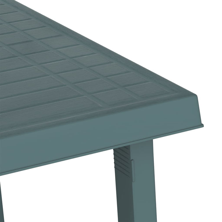 Campingtafel hout-look 79x56x64 cm PP groen MeubelReus