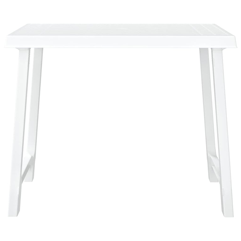 Campingtafel hout-look 79x56x64 cm PP wit MeubelReus