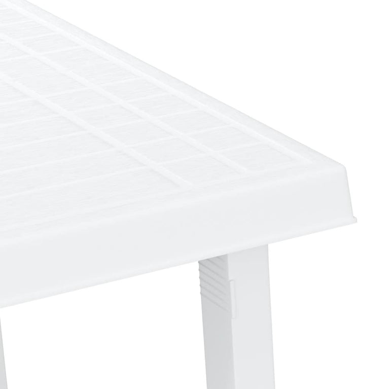 Campingtafel hout-look 79x56x64 cm PP wit MeubelReus