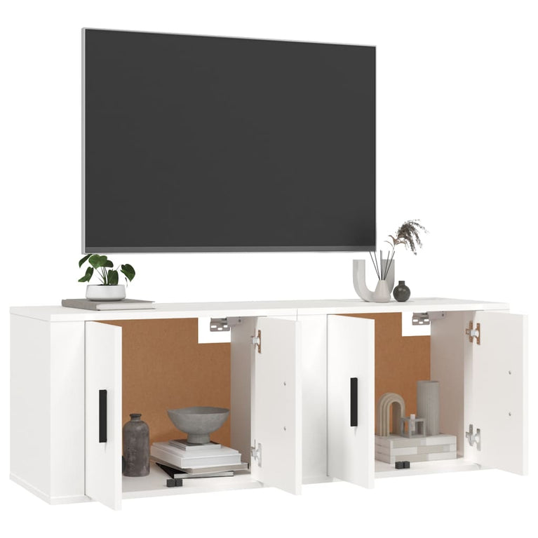 Tv-wandmeubels 2 st 57x34,5x40 cm wit MeubelReus