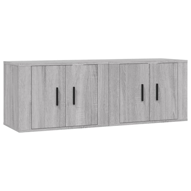Tv-wandmeubels 2 st 57x34,5x40 cm grijs sonoma eikenkleurig MeubelReus