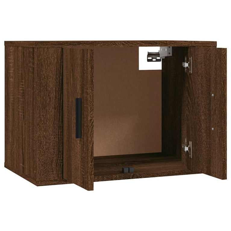 Tv-wandmeubels 2 st 57x34,5x40 cm bruin eikenkleur MeubelReus