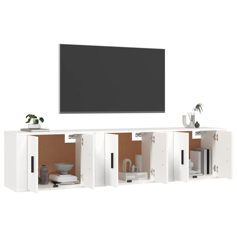 Tv-wandmeubels 3 st 57x34,5x40 cm wit MeubelReus
