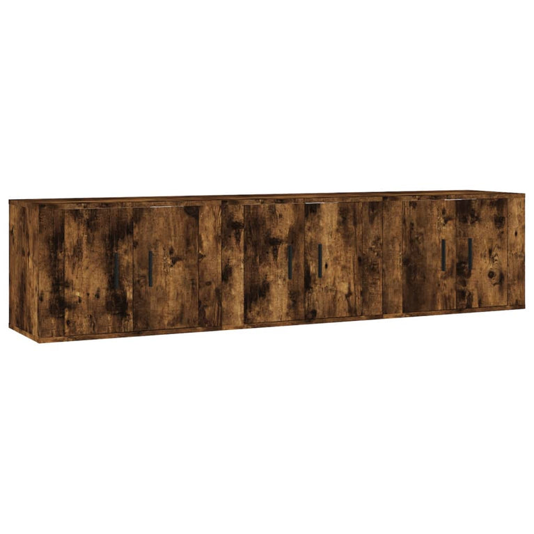 Tv-wandmeubels 3 st 57x34,5x40 cm gerookt eikenkleurig MeubelReus
