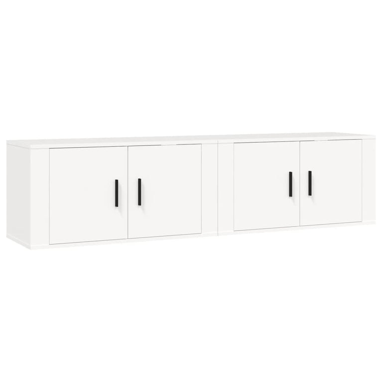 Tv-wandmeubels 2 st 80x34,5x40 cm wit MeubelReus