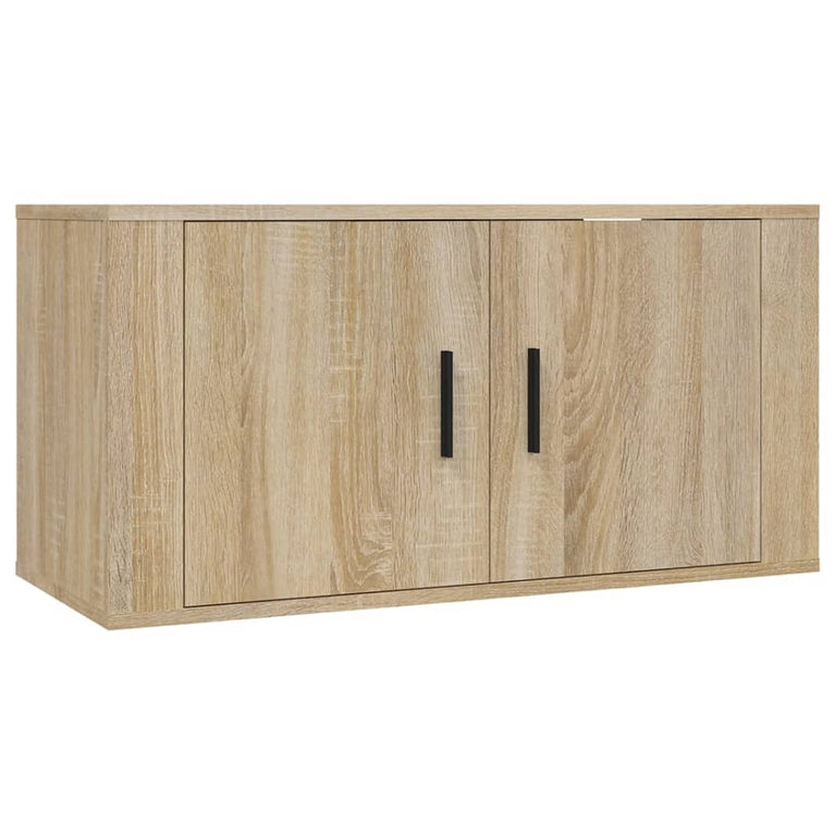 Tv-wandmeubels 2 st 80x34,5x40 cm sonoma eikenkleurig MeubelReus