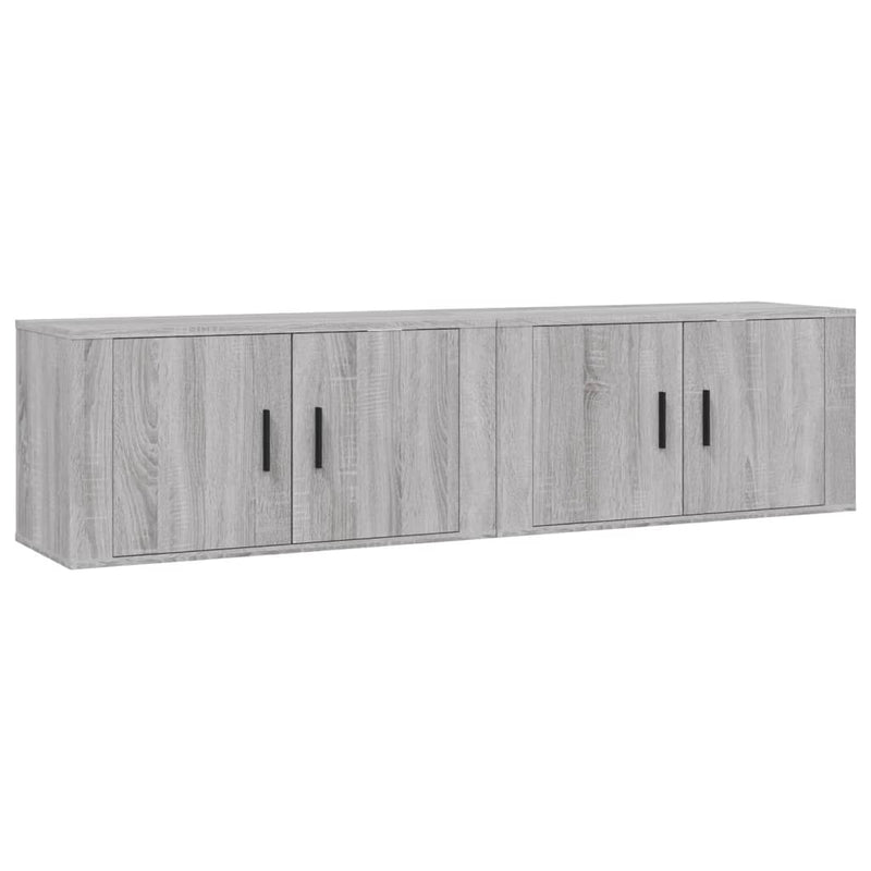Tv-wandmeubels 2 st 80x34,5x40 cm grijs sonoma eikenkleurig MeubelReus