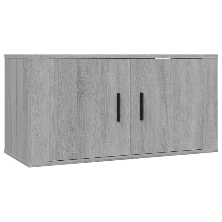 Tv-wandmeubels 2 st 80x34,5x40 cm grijs sonoma eikenkleurig MeubelReus
