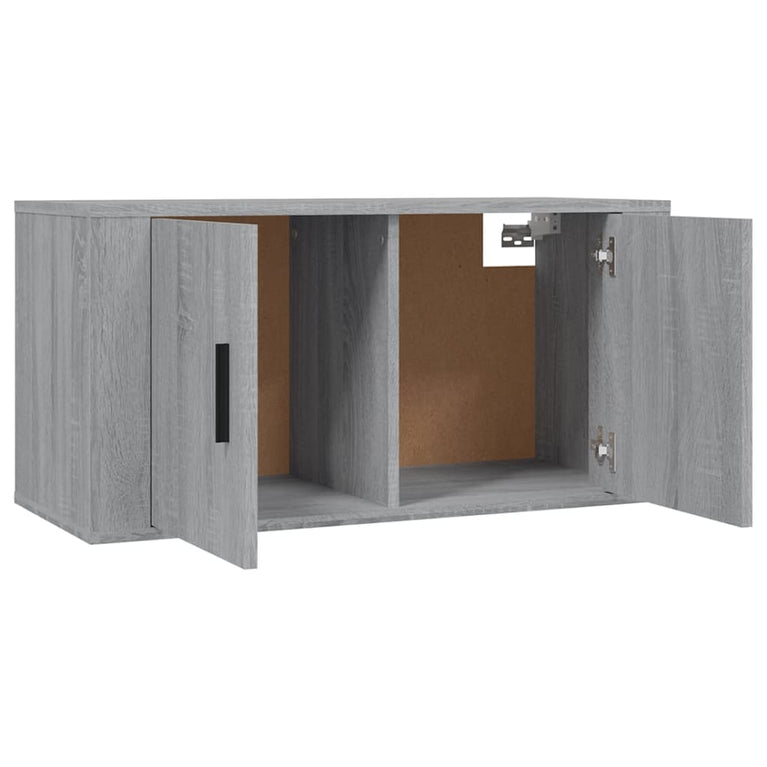 Tv-wandmeubels 2 st 80x34,5x40 cm grijs sonoma eikenkleurig MeubelReus