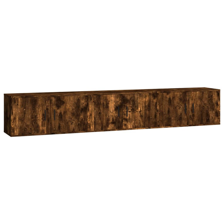 Tv-wandmeubels 3 st 80x34,5x40 cm gerookt eikenkleurig MeubelReus