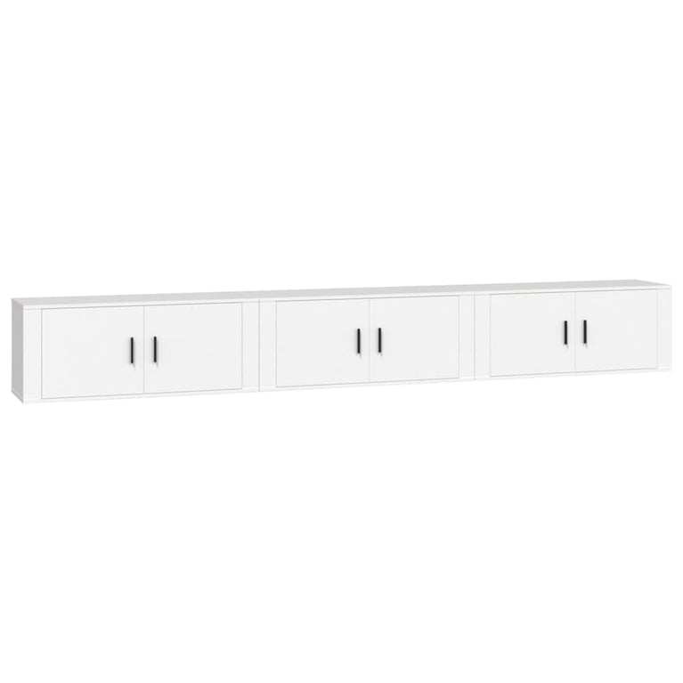 Tv-wandmeubels 3 st 100x34,5x40 cm wit MeubelReus