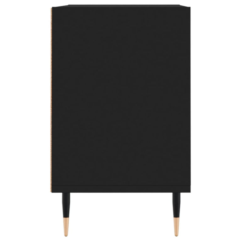 Tv-meubel 69,5x30x50 cm bewerkt hout zwart MeubelReus