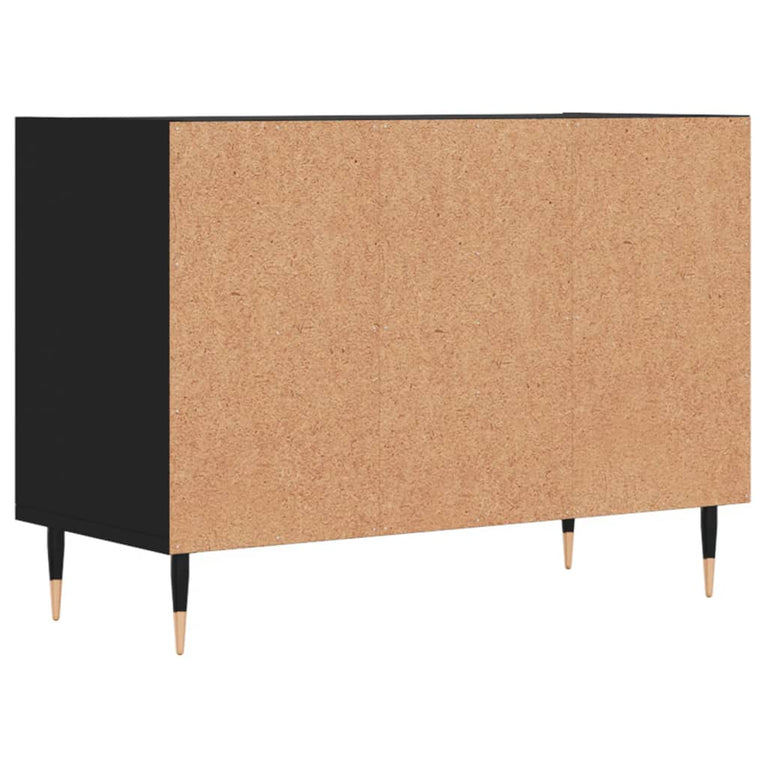 Tv-meubel 69,5x30x50 cm bewerkt hout zwart MeubelReus