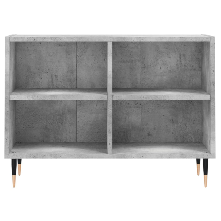 Tv-meubel 69,5x30x50 cm bewerkt hout betongrijs MeubelReus