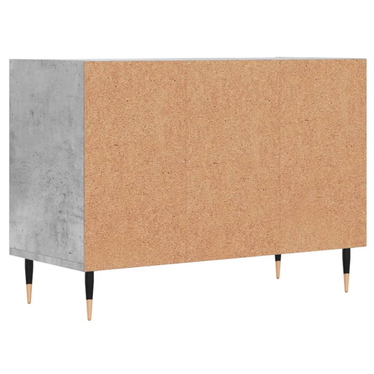 Tv-meubel 69,5x30x50 cm bewerkt hout betongrijs MeubelReus