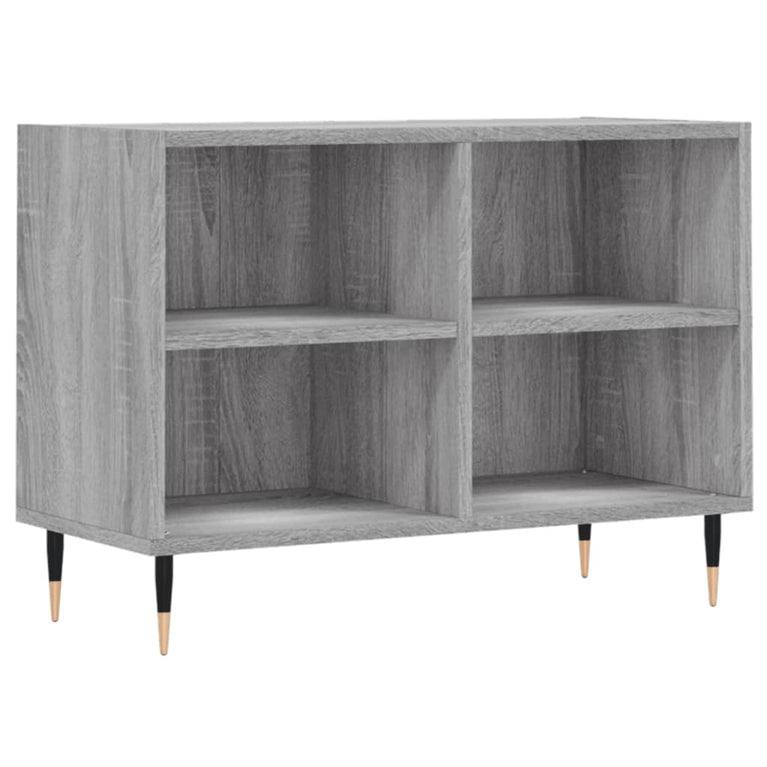 Tv-meubel 69,5x30x50 cm bewerkt hout grijs sonoma eikenkleurig MeubelReus