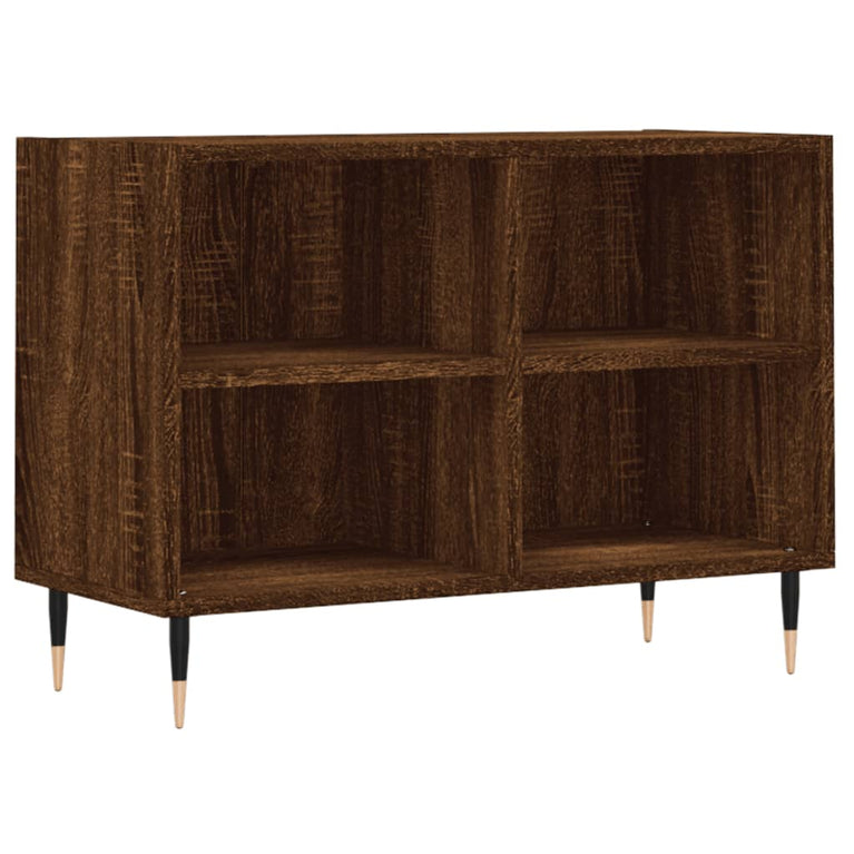 Tv-meubel 69,5x30x50 cm bewerkt hout bruin eikenkleur MeubelReus