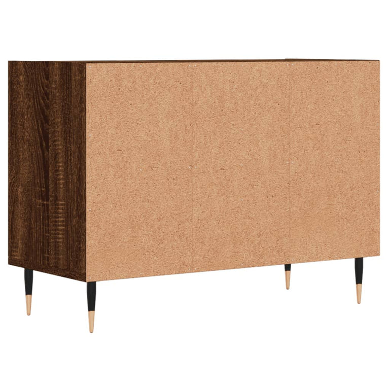 Tv-meubel 69,5x30x50 cm bewerkt hout bruin eikenkleur MeubelReus