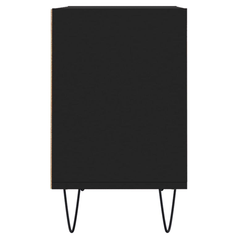 Tv-meubel 69,5x30x50 cm bewerkt hout zwart MeubelReus