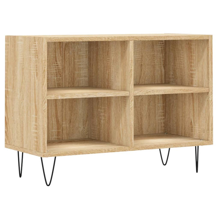 Tv-meubel 69,5x30x50 cm bewerkt hout sonoma eikenkleurig MeubelReus