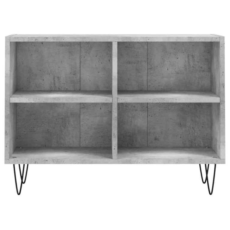 Tv-meubel 69,5x30x50 cm bewerkt hout betongrijs MeubelReus