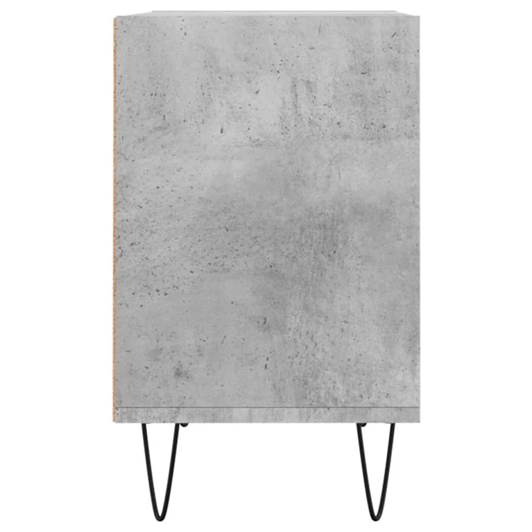 Tv-meubel 69,5x30x50 cm bewerkt hout betongrijs MeubelReus