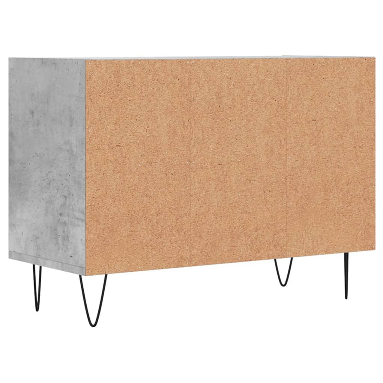 Tv-meubel 69,5x30x50 cm bewerkt hout betongrijs MeubelReus