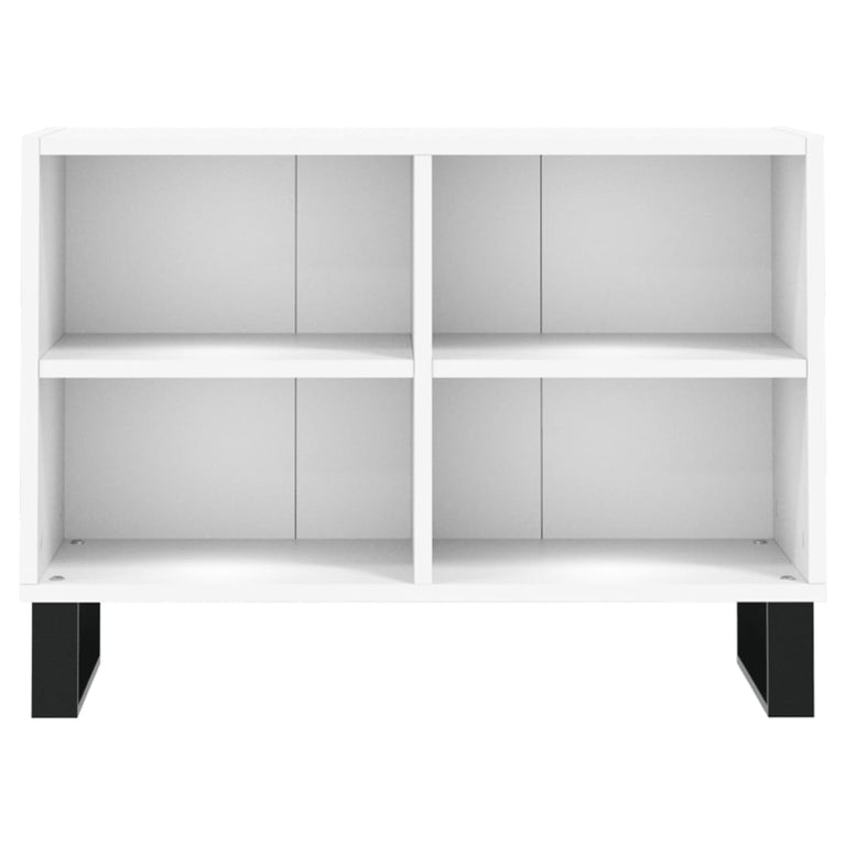 Tv-meubel 69,5x30x50 cm bewerkt hout wit MeubelReus