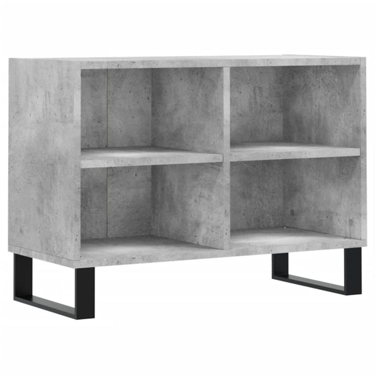 Tv-meubel 69,5x30x50 cm bewerkt hout betongrijs MeubelReus