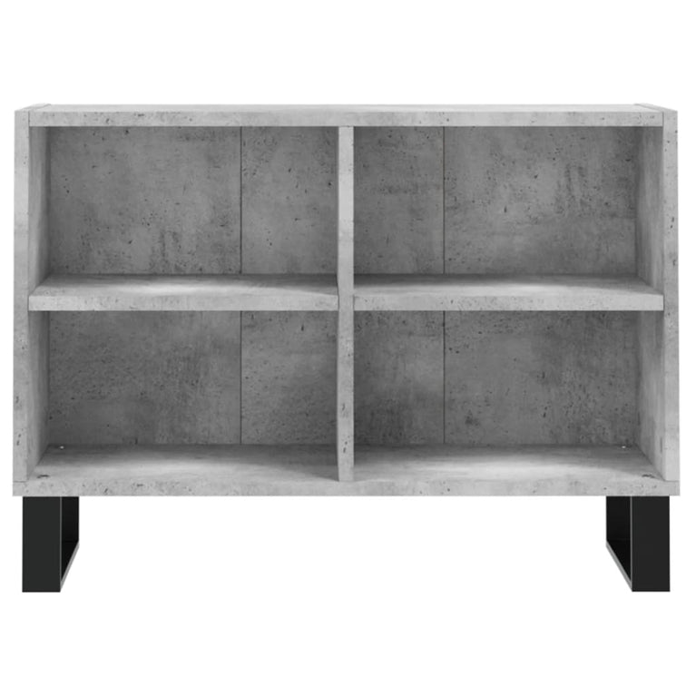 Tv-meubel 69,5x30x50 cm bewerkt hout betongrijs MeubelReus