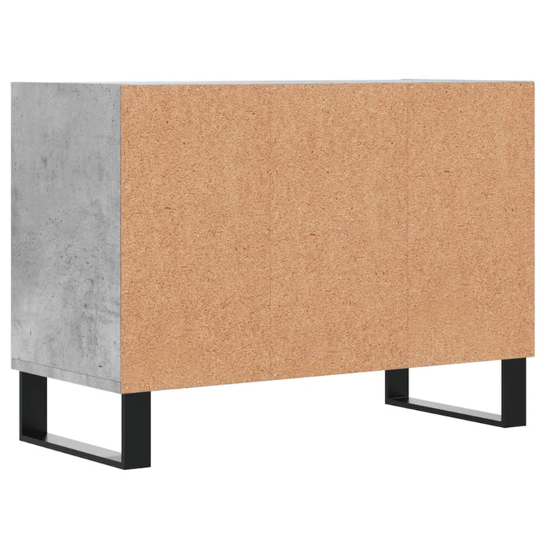 Tv-meubel 69,5x30x50 cm bewerkt hout betongrijs MeubelReus