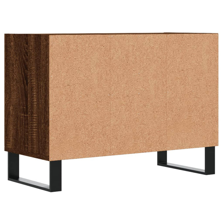 Tv-meubel 69,5x30x50 cm bewerkt hout bruin eikenkleur MeubelReus