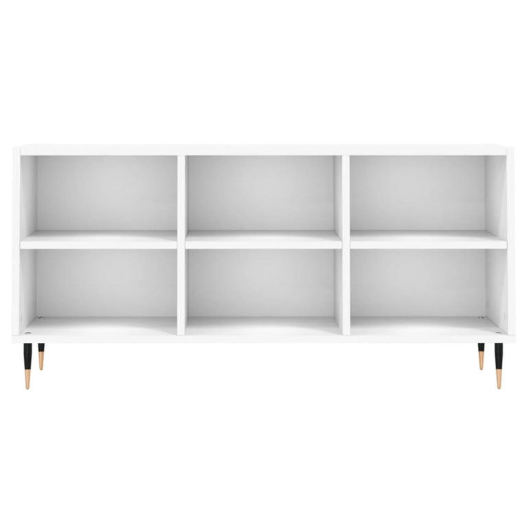 Tv-meubel 103,5x30x50 cm bewerkt hout wit MeubelReus