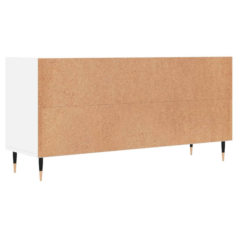 Tv-meubel 103,5x30x50 cm bewerkt hout wit MeubelReus