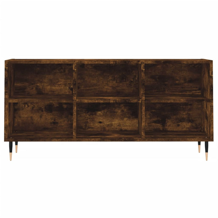 Tv-meubel 103,5x30x50 cm bewerkt hout gerookt eikenkleurig MeubelReus