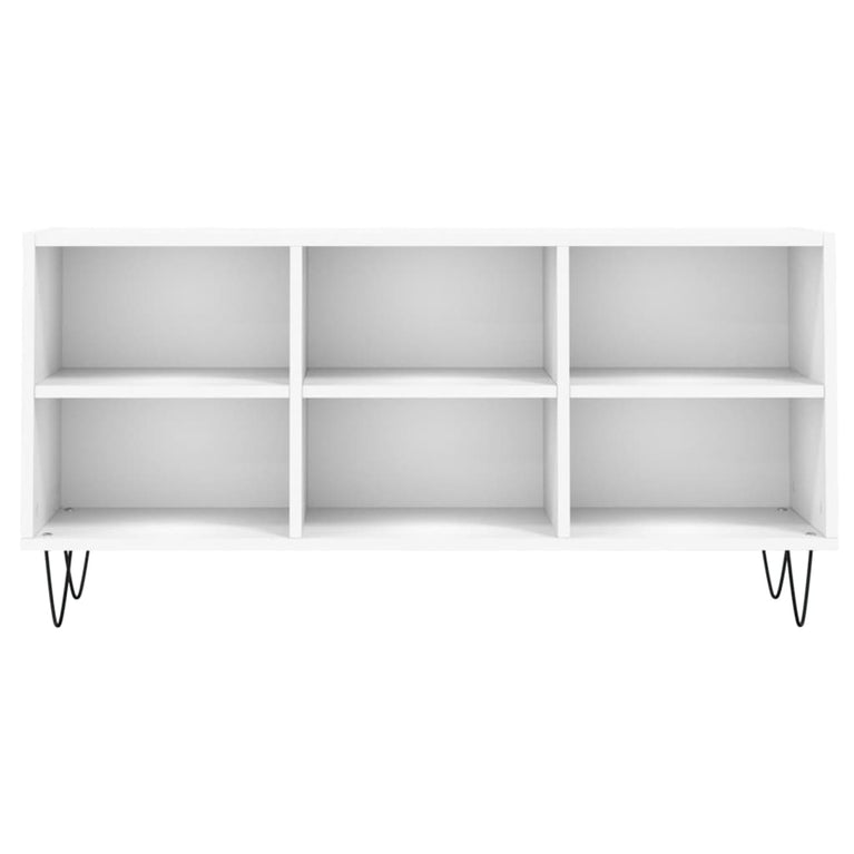 Tv-meubel 103,5x30x50 cm bewerkt hout wit MeubelReus