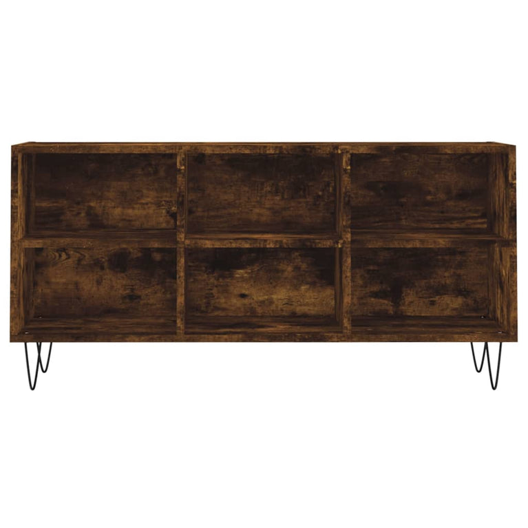 Tv-meubel 103,5x30x50 cm bewerkt hout gerookt eikenkleurig MeubelReus