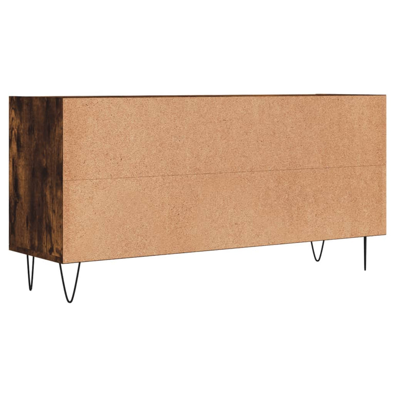 Tv-meubel 103,5x30x50 cm bewerkt hout gerookt eikenkleurig MeubelReus