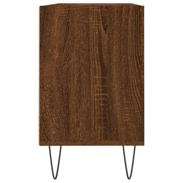 Tv-meubel 103,5x30x50 cm bewerkt hout bruin eikenkleur MeubelReus