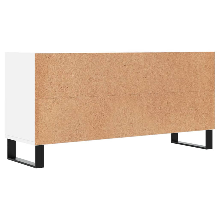 Tv-meubel 103,5x30x50 cm bewerkt hout wit MeubelReus
