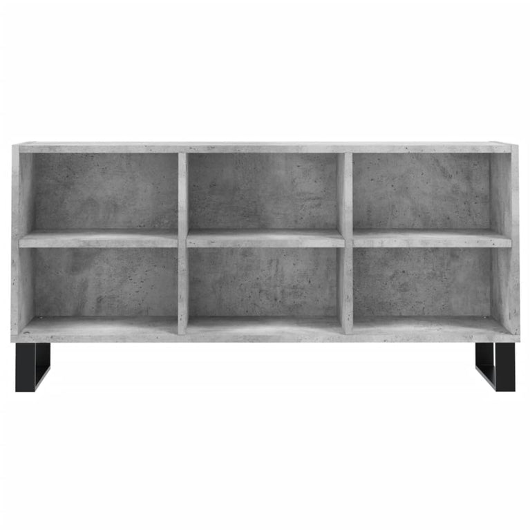 Tv-meubel 103,5x30x50 cm bewerkt hout betongrijs MeubelReus