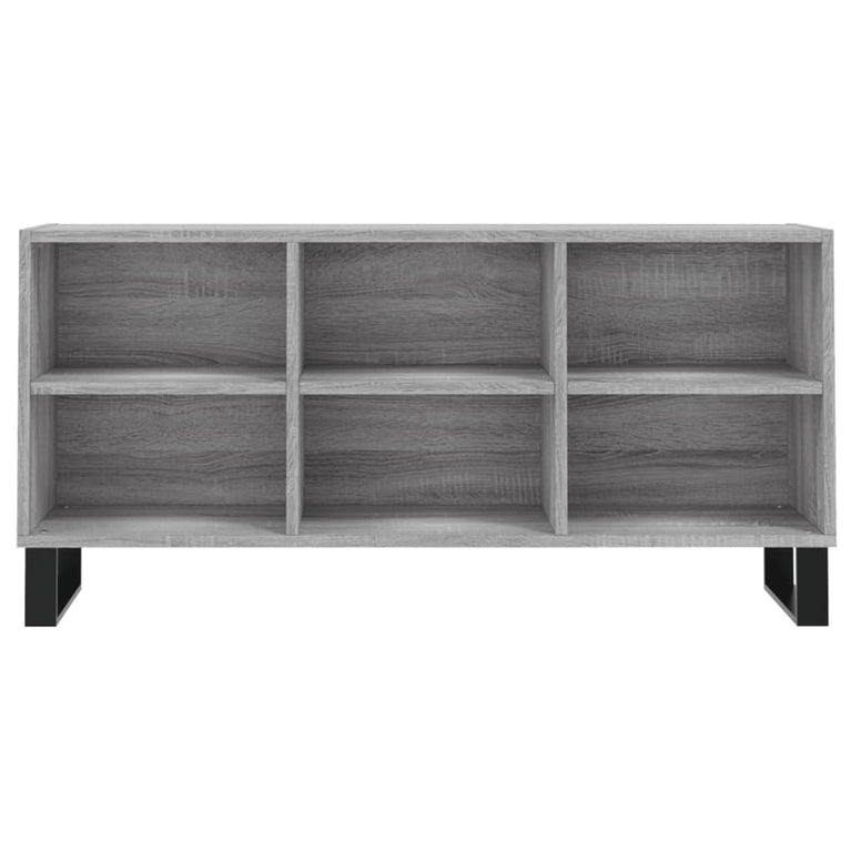 Tv-meubel 103,5x30x50 cm bewerkt hout grijs sonoma eikenkleurig MeubelReus