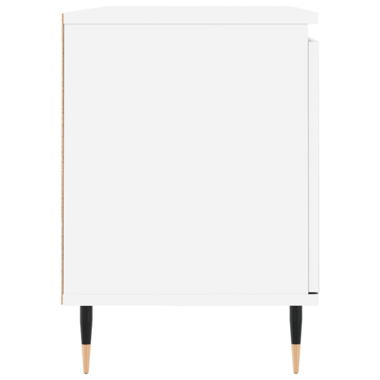 Tv-meubel 104x35x50 cm bewerkt hout wit MeubelReus