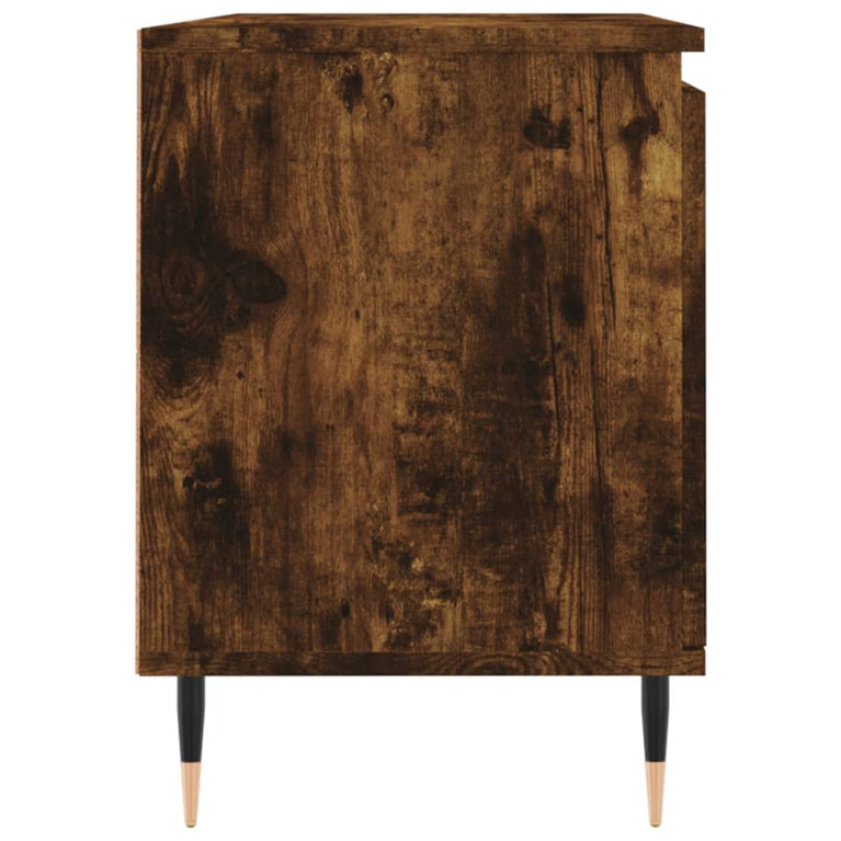 Tv-meubel 104x35x50 cm bewerkt hout gerookt eikenkleurig MeubelReus