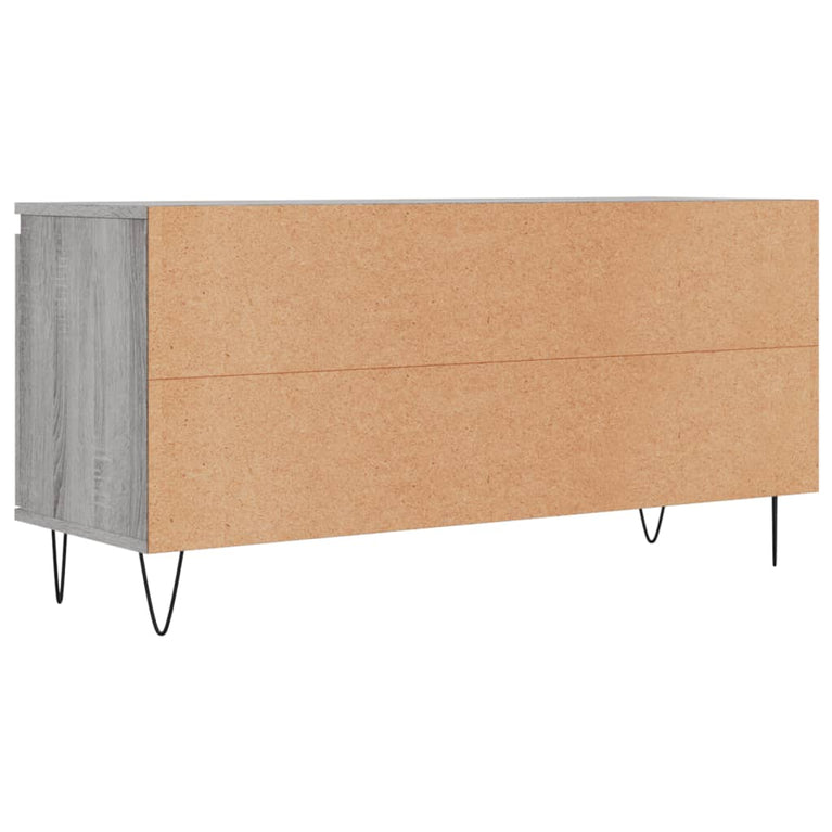 Tv-meubel 104x35x50 cm bewerkt hout grijs sonoma eikenkleurig MeubelReus